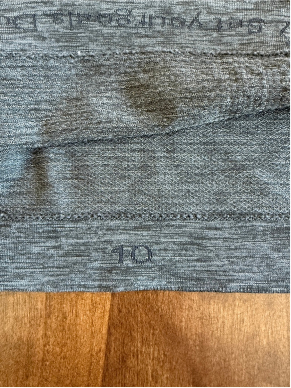 Lululemon Swiftly Tank Hip Length Gray Size 10 EUC - Picture 3 of 3